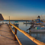 Chiquila port, ferry to Holbox Island.